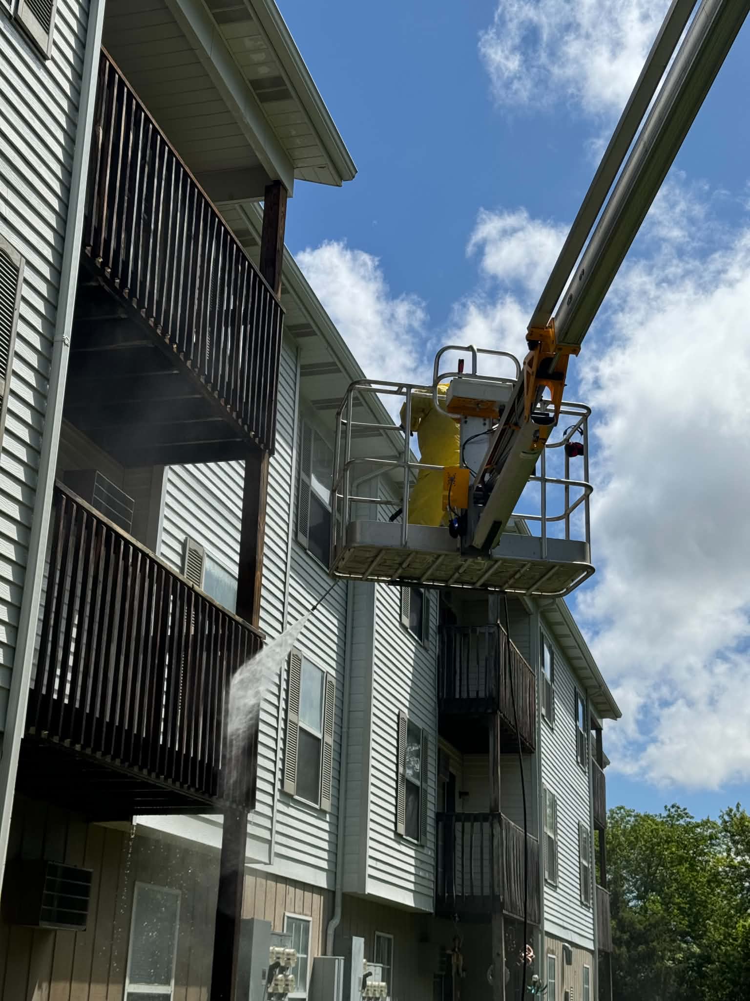 Commercial painting project